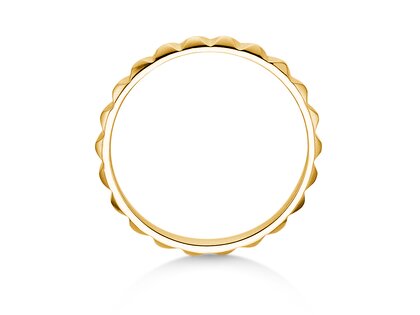 Engagement ring Trinity in 14K yellow gold polished