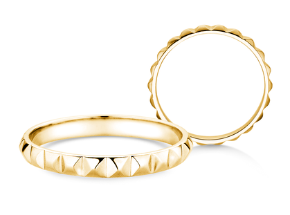 Engagement ring Trinity in 9K yellow gold polished