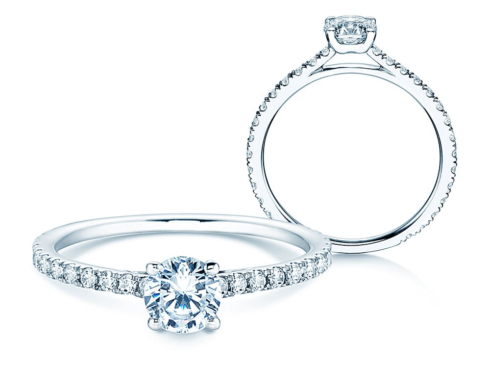 Uttam Gems Engagement Ladies Pure Diamond Ring at Rs 250000 in Delhi | ID:  16075523697